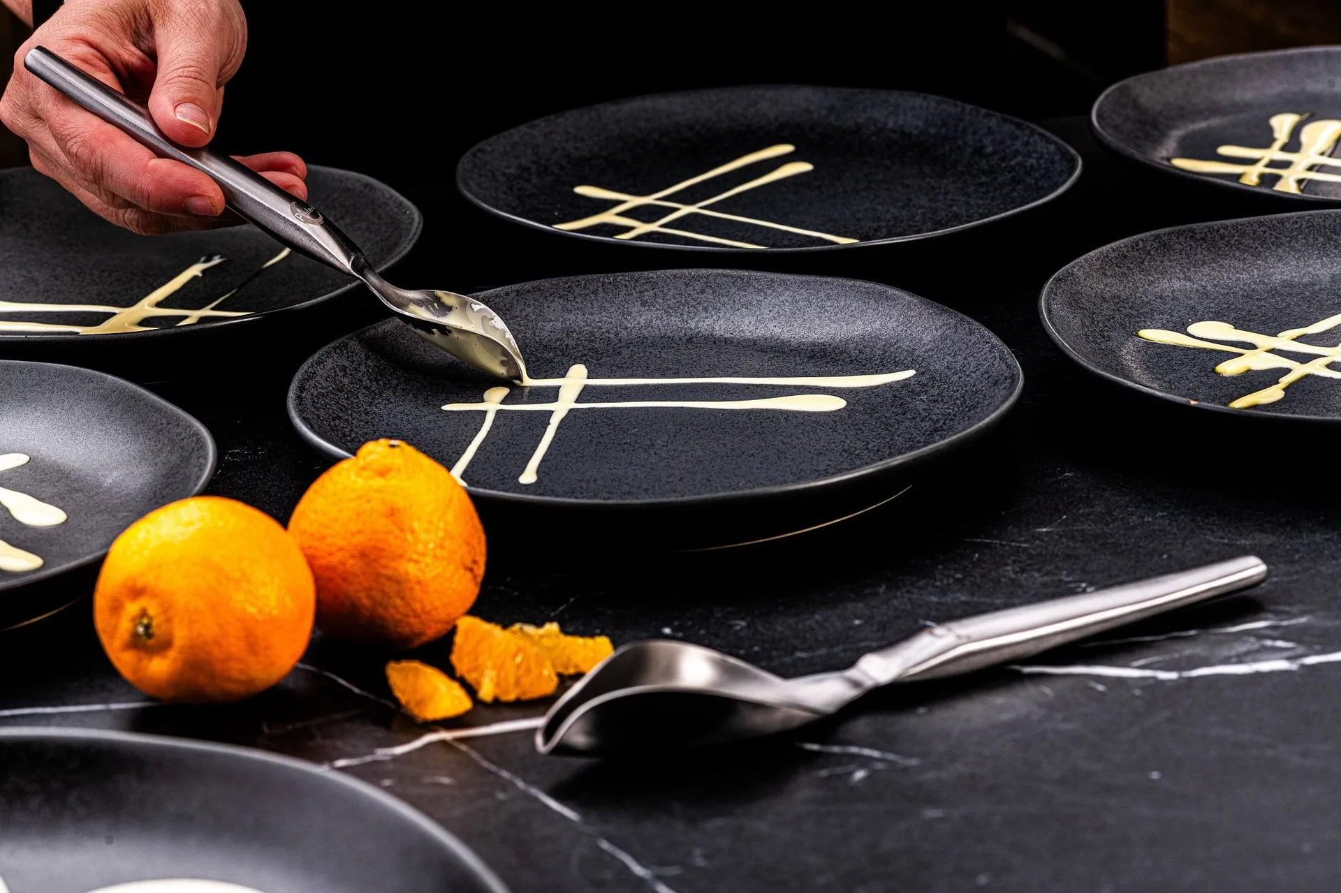 Plate-it decoratieschepjes, Roestvrij staal, 2-pack Plate It