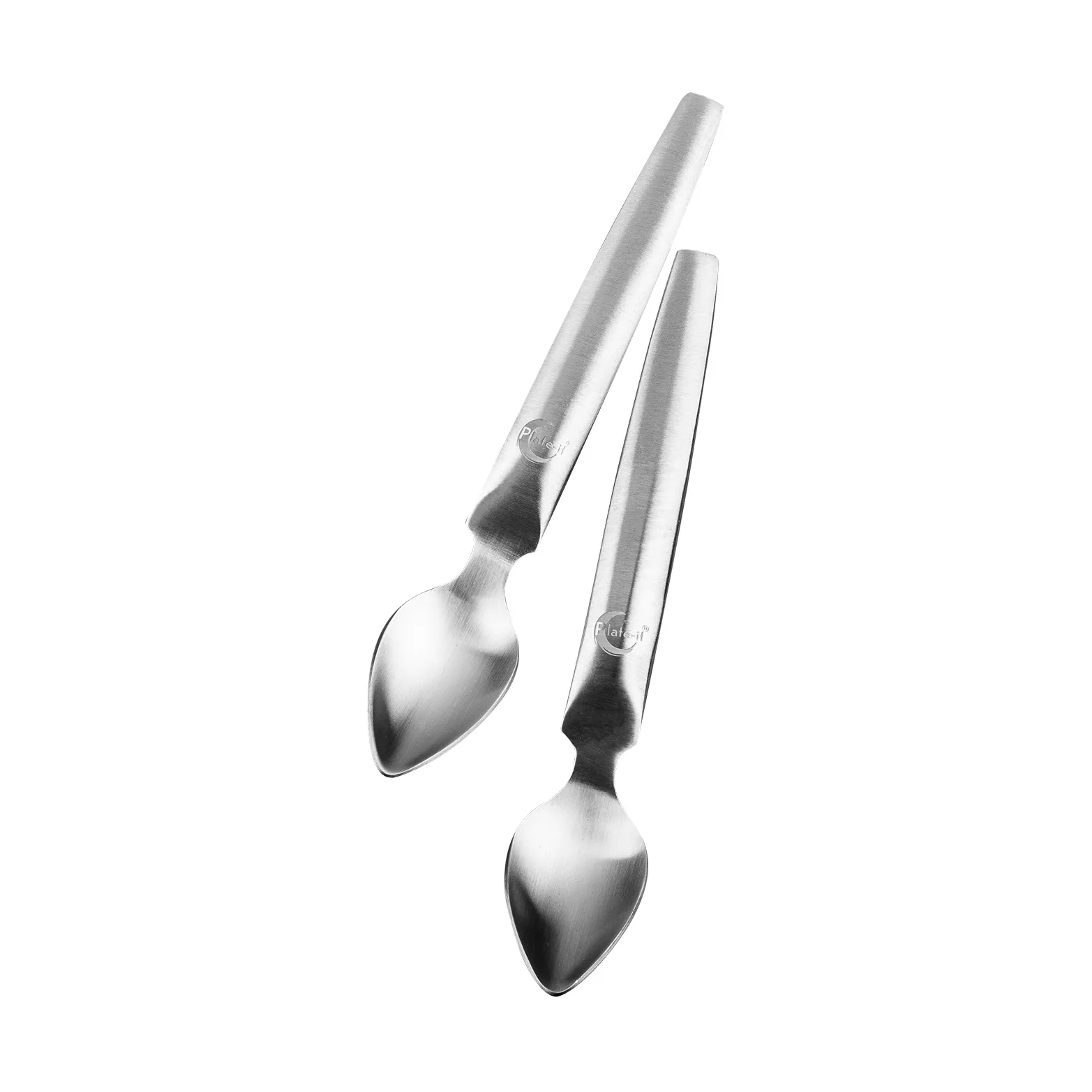 Plate-it quenelle lepels 2-pack, Roestvrij staal Plate It