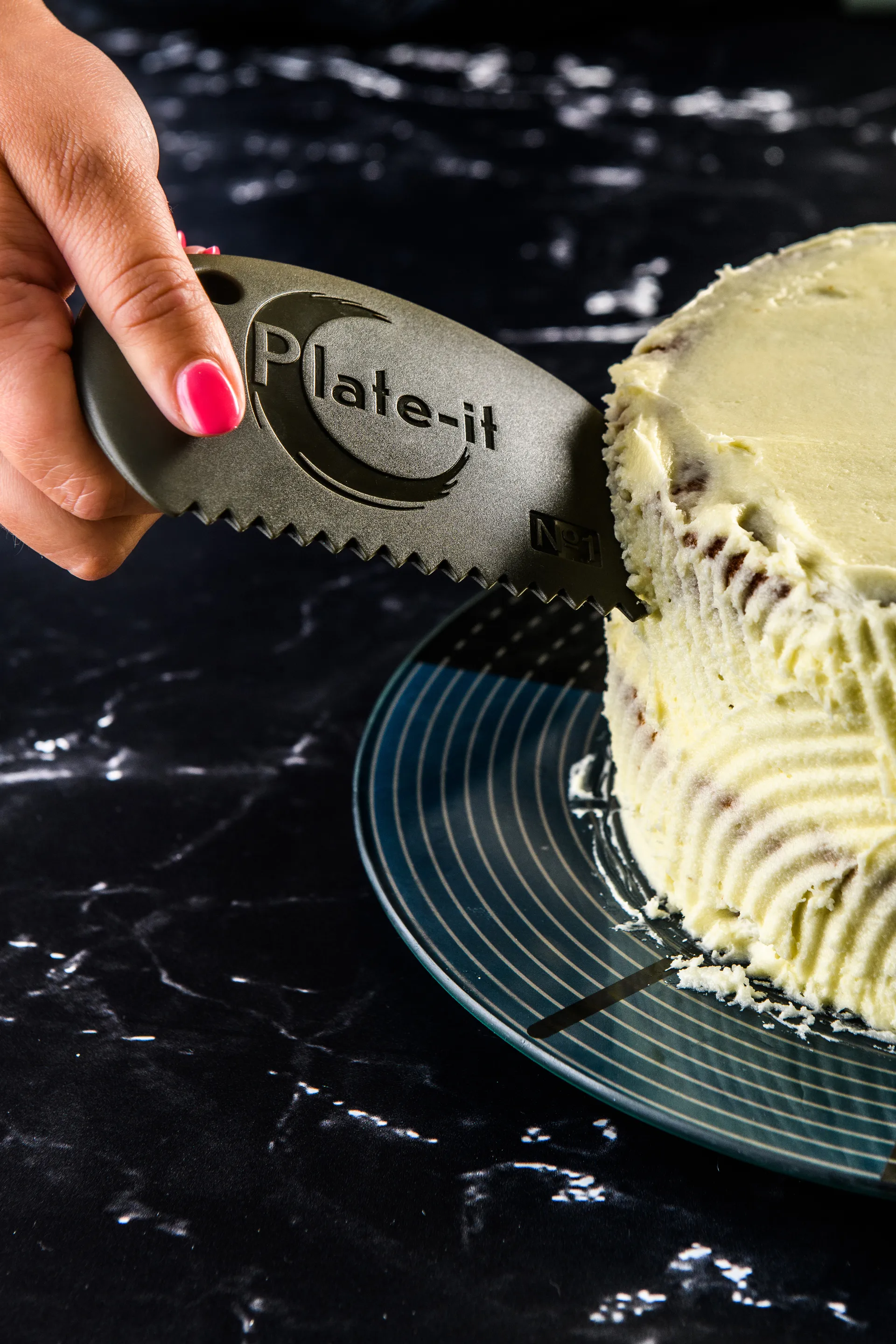 Plate-it schraper 3-pack, Grijs Plate It