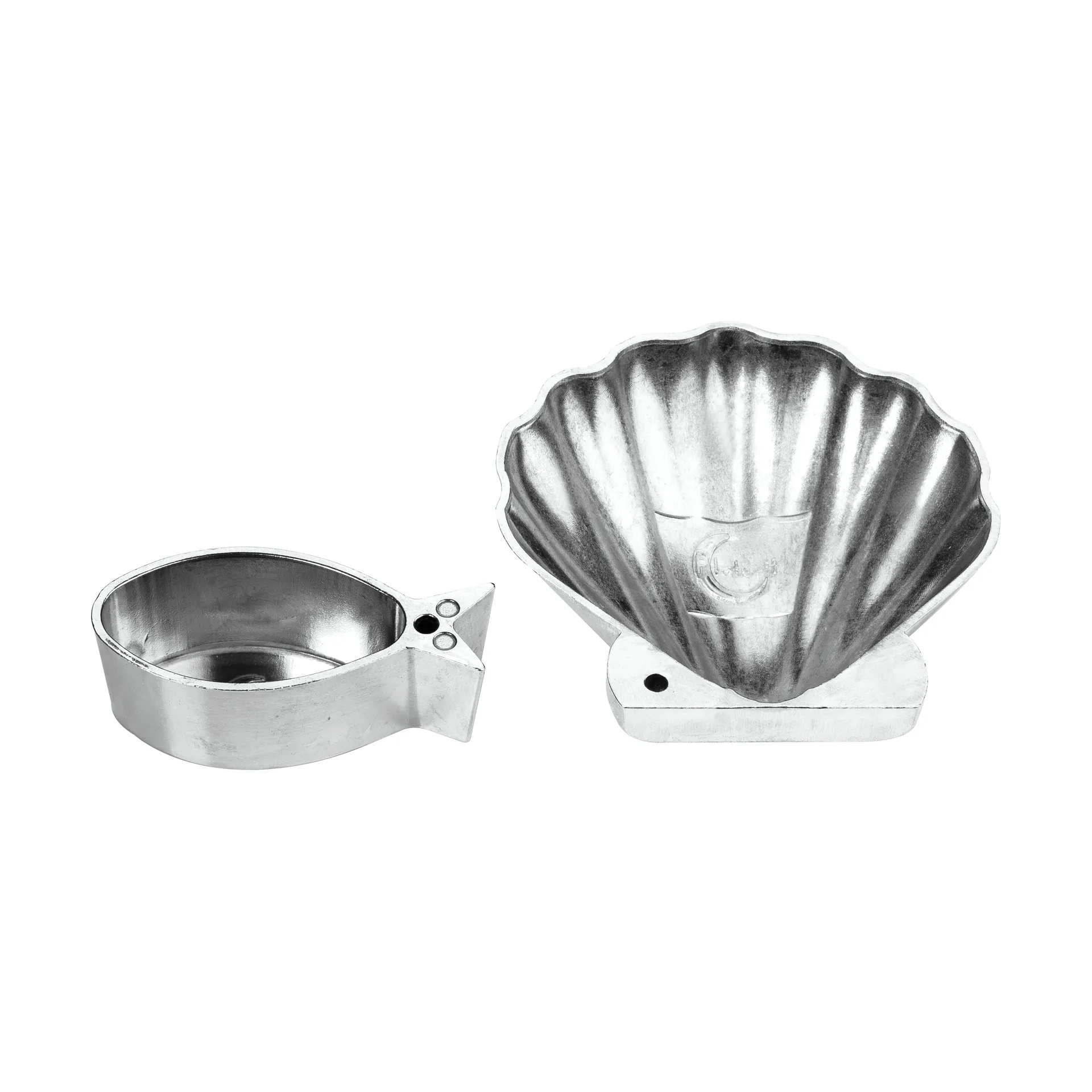 Plate-it under the sea wafelijzer 2-pack, Staal Plate It