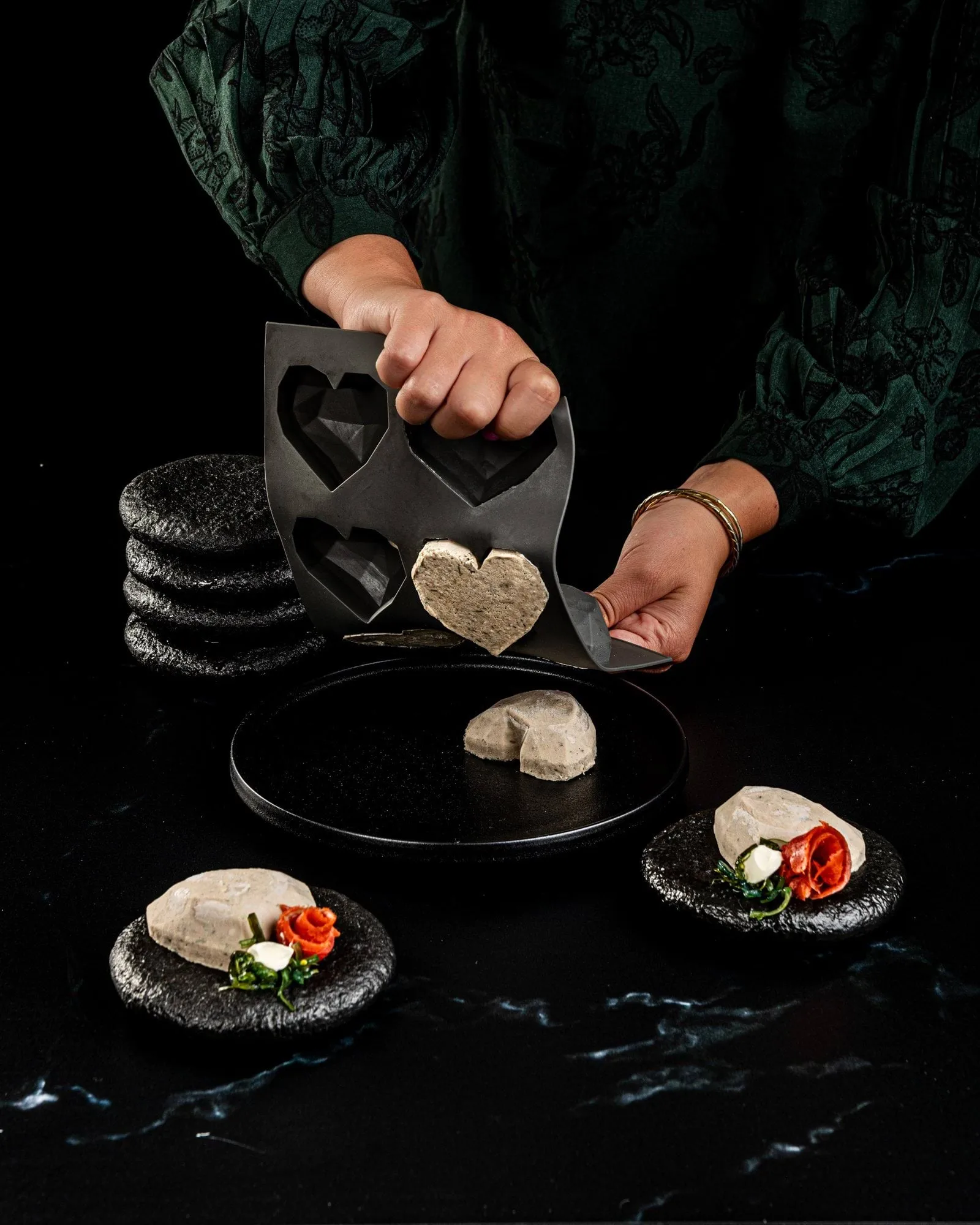 Plate-it vormen, Love At First Bite, siliconen, 3 delen Plate It