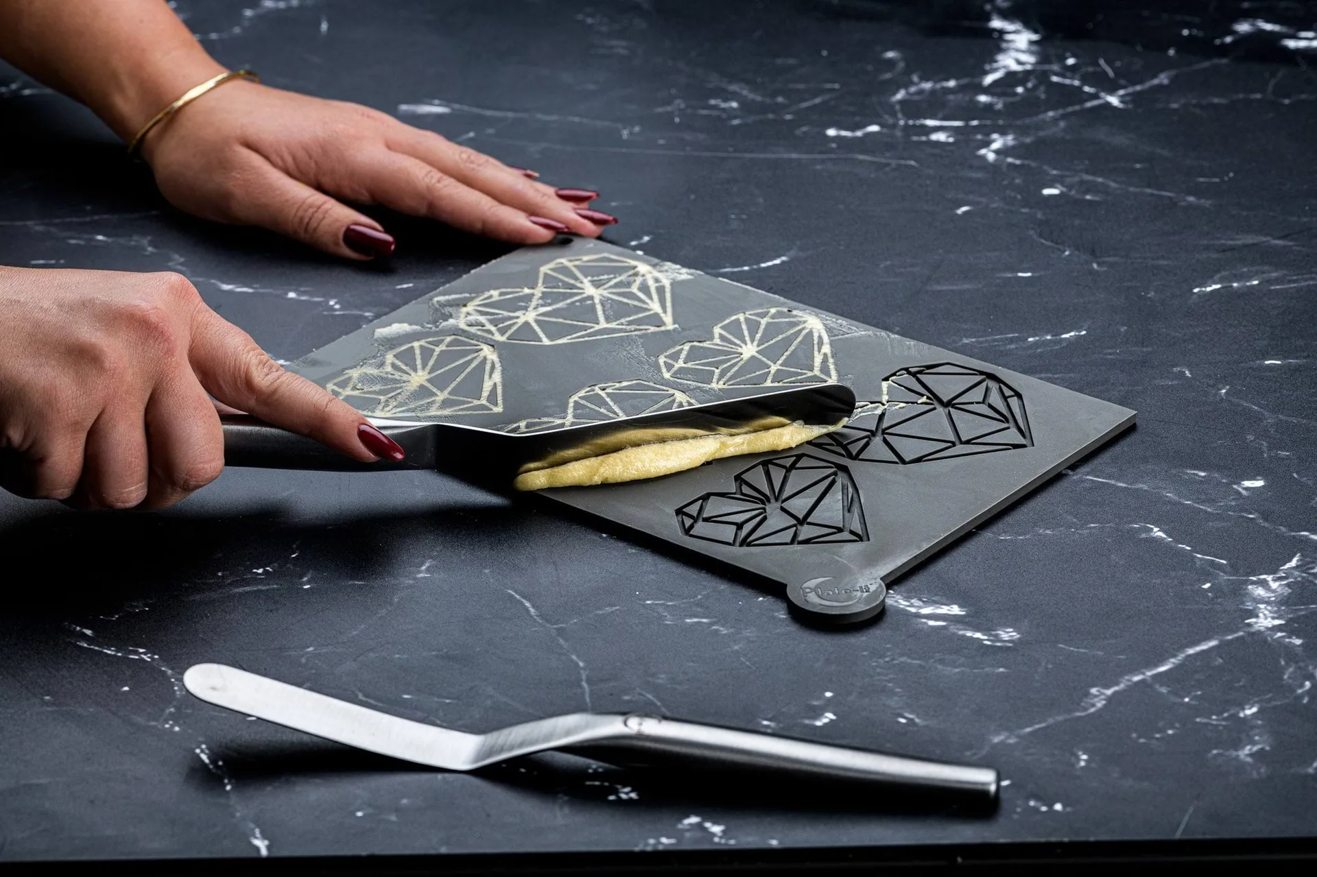 Plate-it vormen, Love At First Bite, siliconen, 3 delen Plate It