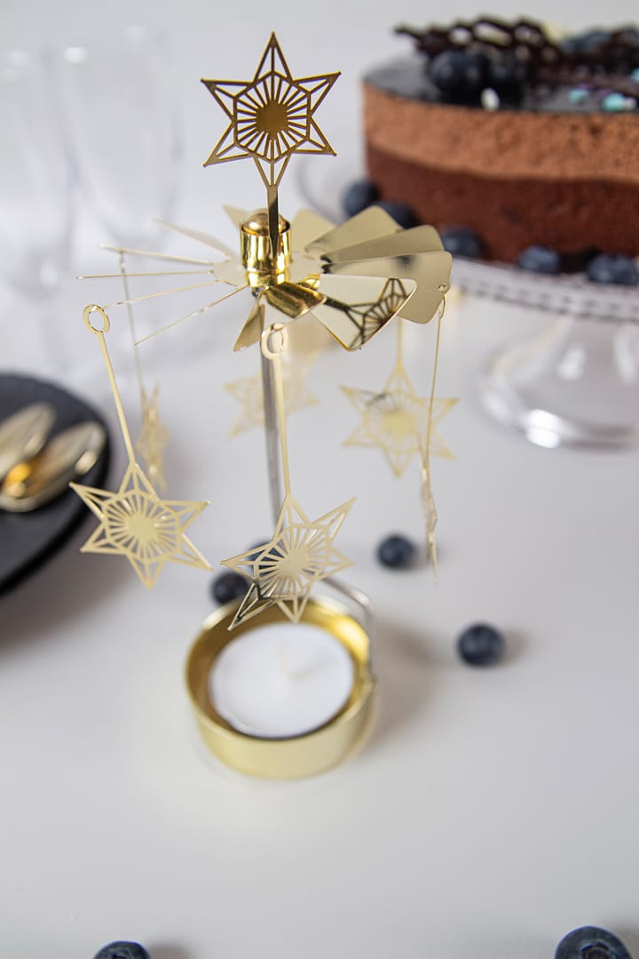 Art Deco ster waxinelichtjeshouder , Goud Pluto Design
