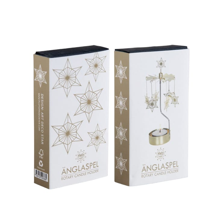 Art Deco ster waxinelichtjeshouder , Goud Pluto Design