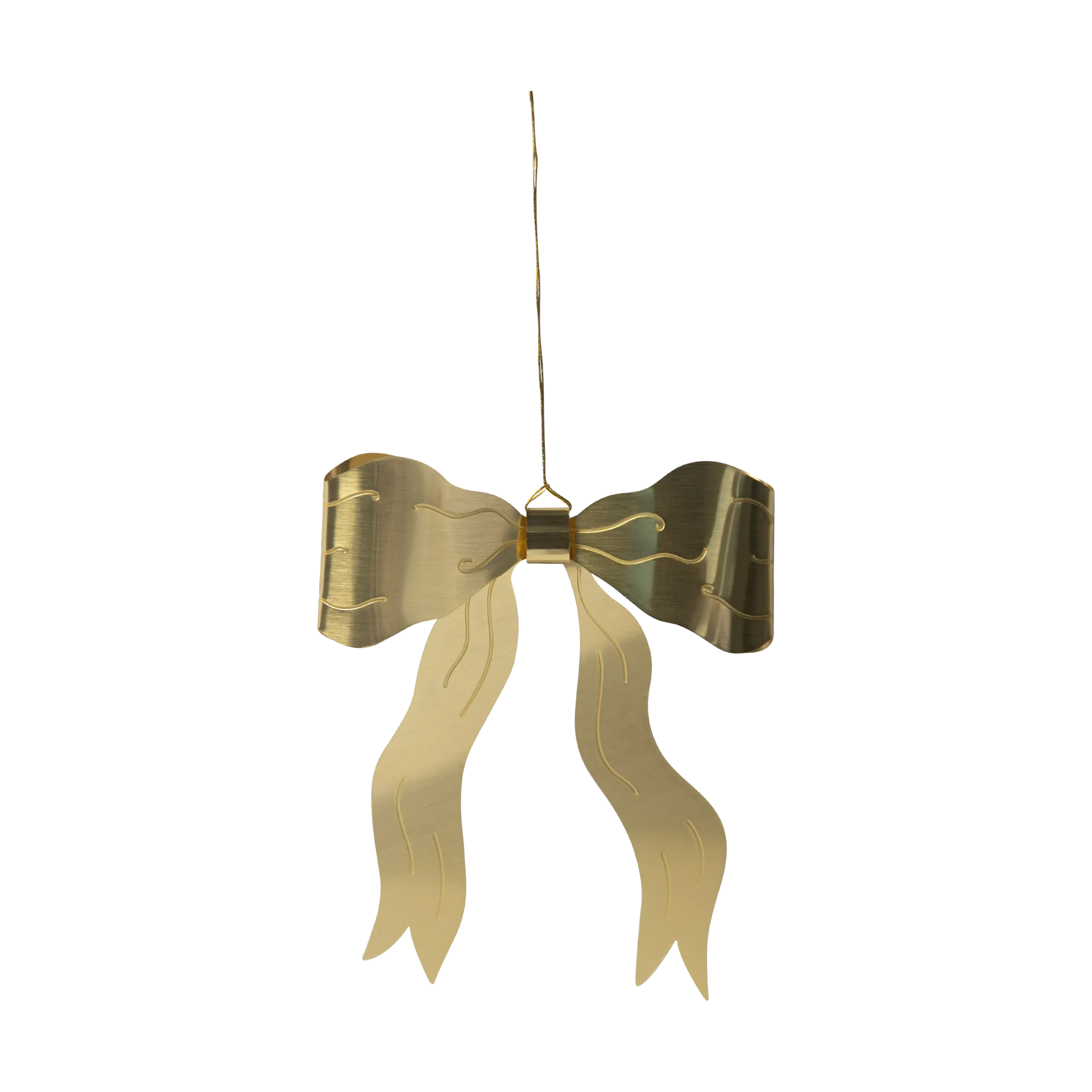 Bow decoratiehanger, Goudkleurig Pluto Design
