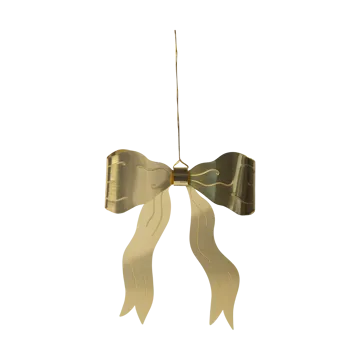 Bow decoratiehanger - Goudkleurig - Pluto Design