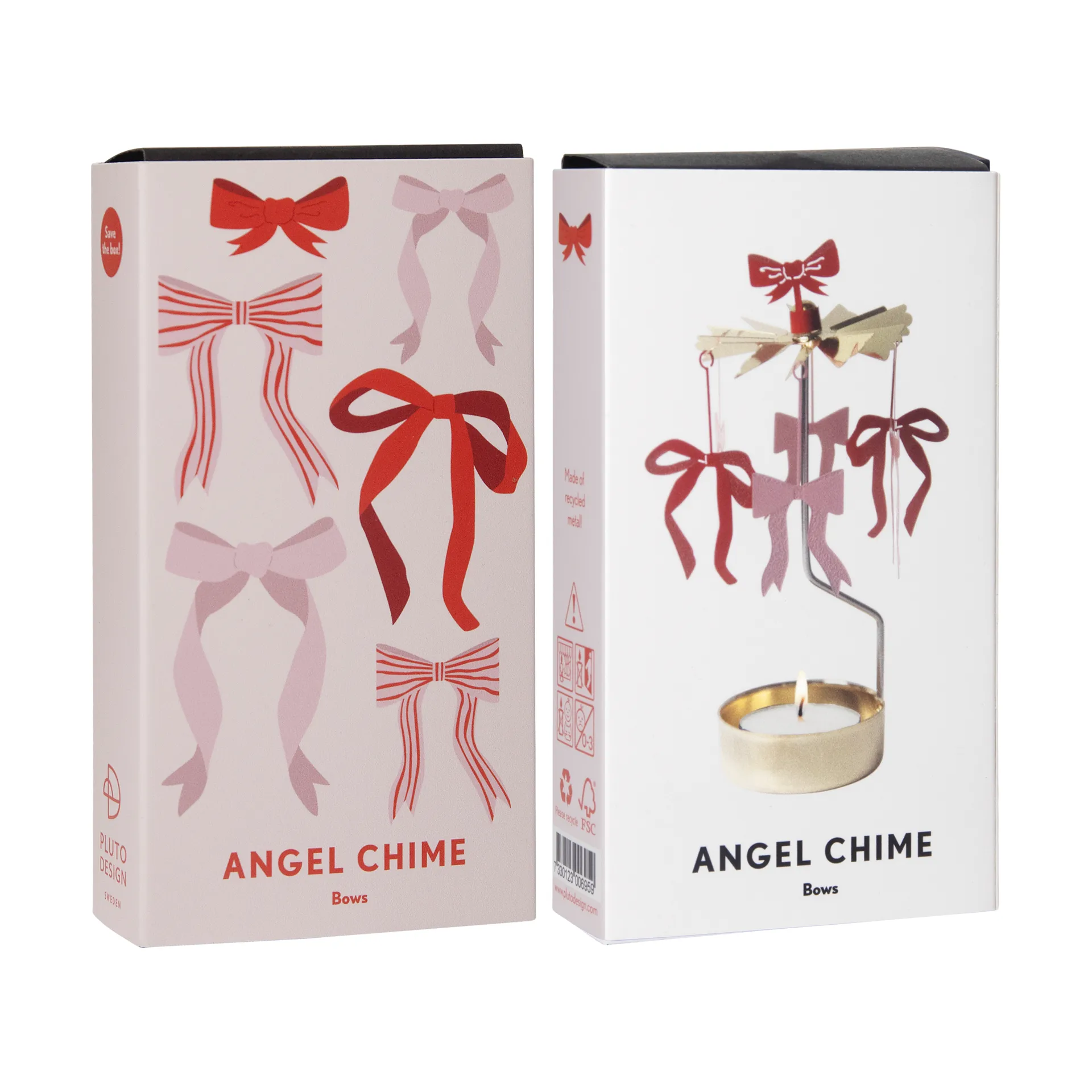 Bow engelenspel, Goud-rood-roze Pluto Design