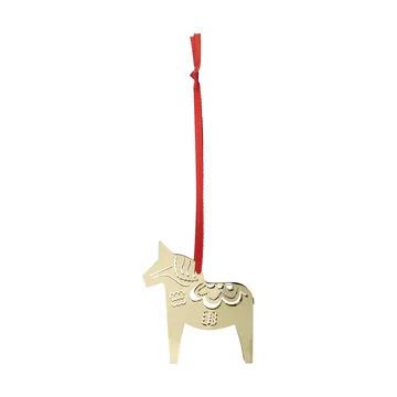 Christmas horse 3D kersthanger - Goud - Pluto Design