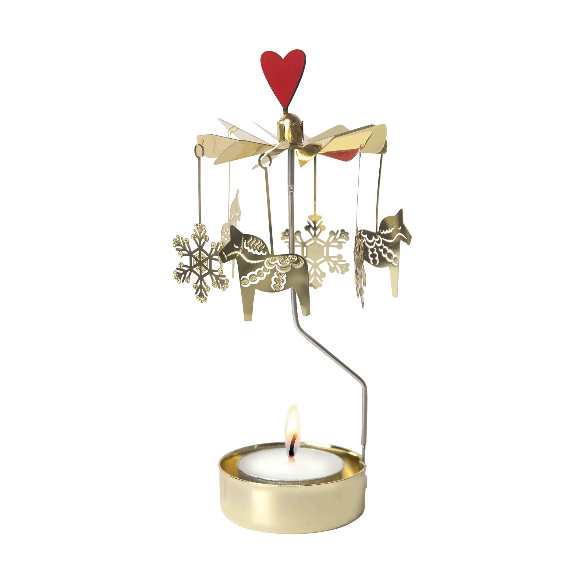 Christmas horse engelspel, Goud Pluto Design
