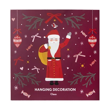Claus decoratiehanger - Goud - Pluto Design