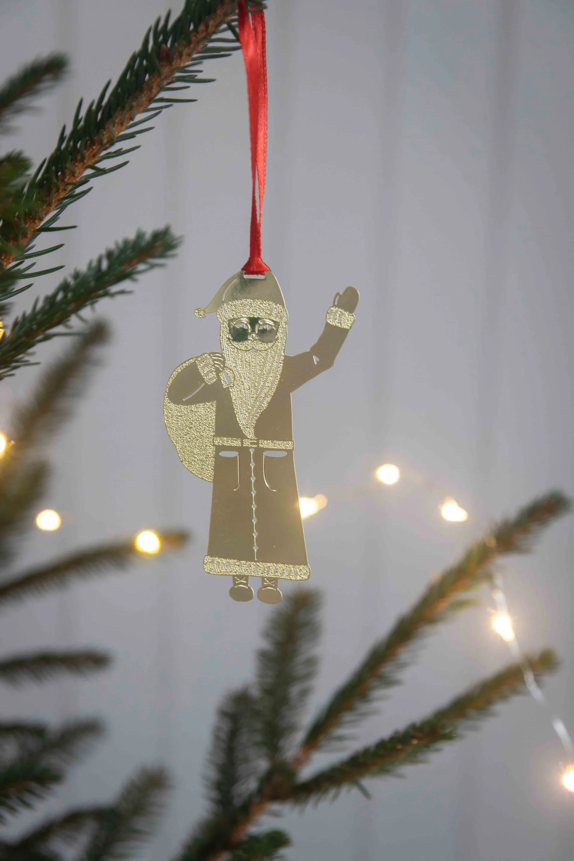 Claus decoratiehanger, Goud Pluto Design