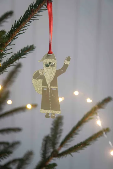 Claus decoratiehanger - Goud - Pluto Design