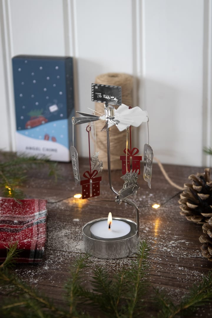Draaiende waxinelichtjeshouder To Santa, Goud Pluto Design