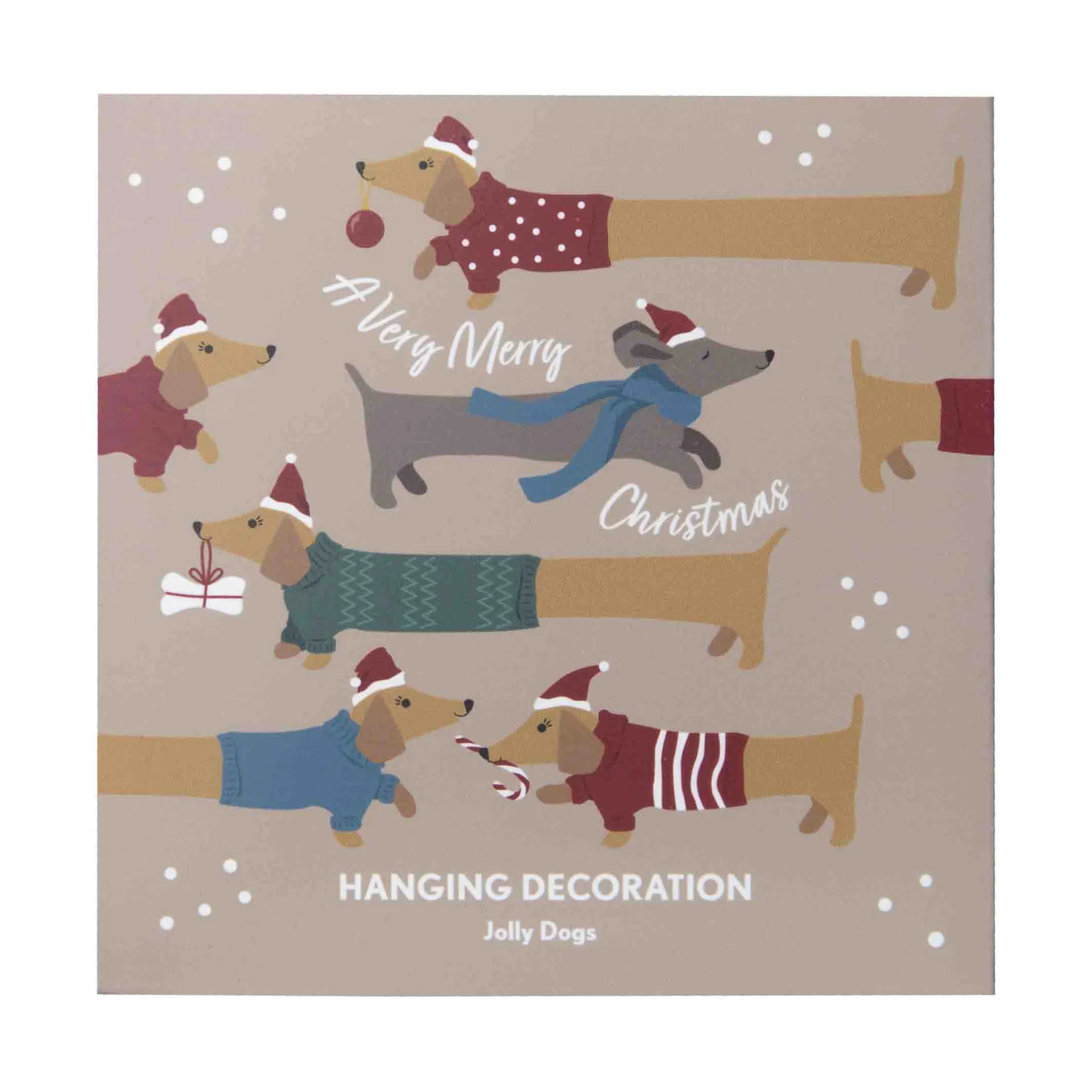 Jolly dog decoratiehanger, Goud Pluto Design