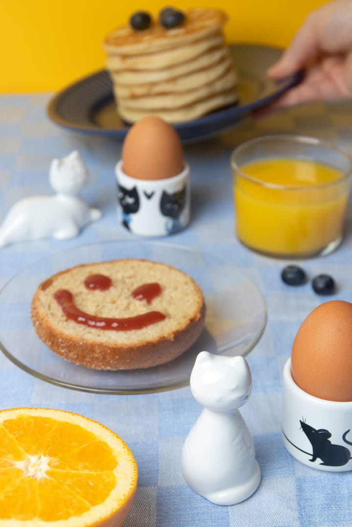 Kat peper & zout set, Wit Pluto Design