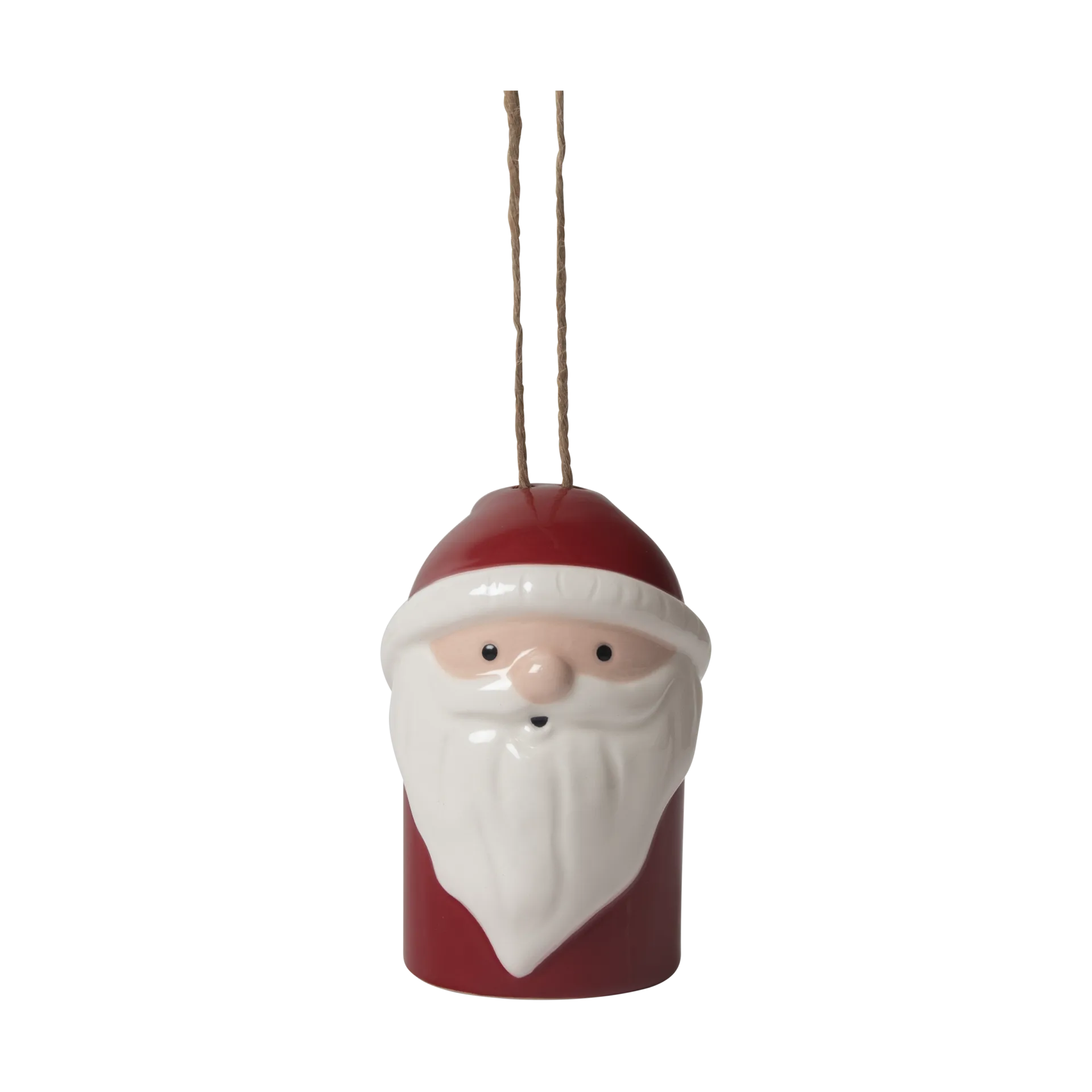 Kerstman kerstboomhanger, Rood-wit Pluto Design