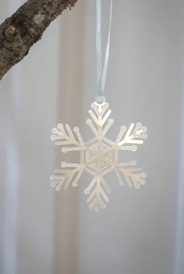 Let it snow decoratiehanger - Zilver - Pluto Design