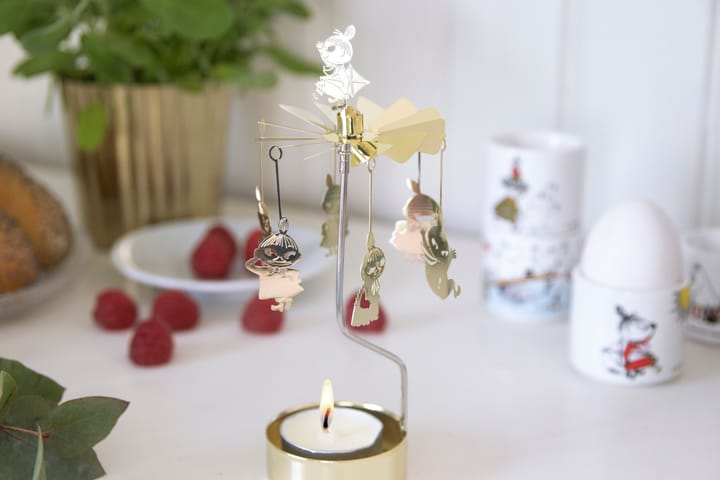Lilla My draaiende waxinelichthouder, Goud Pluto Design
