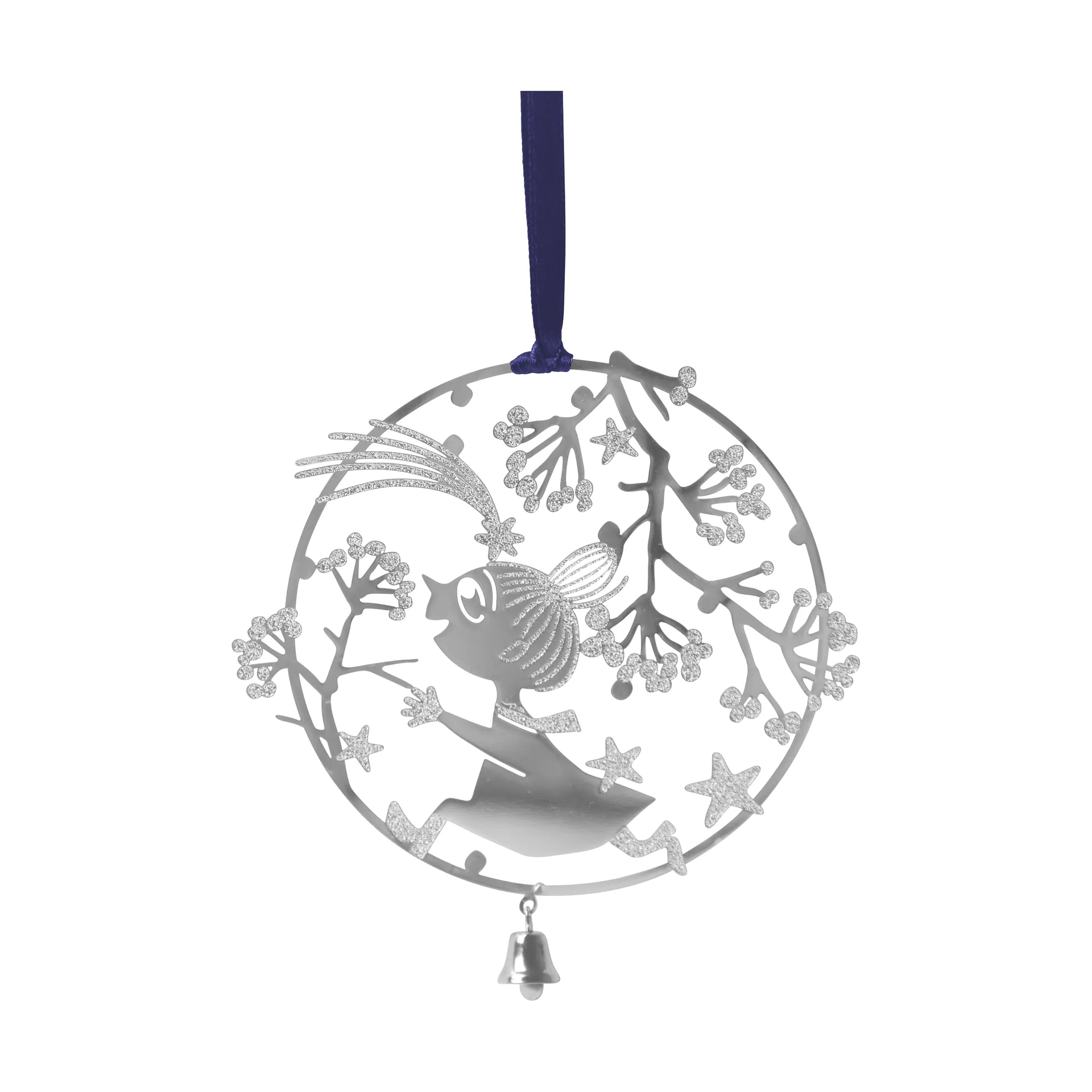 Lilla My First snow kersthanger, Zilverkleurig Pluto Design