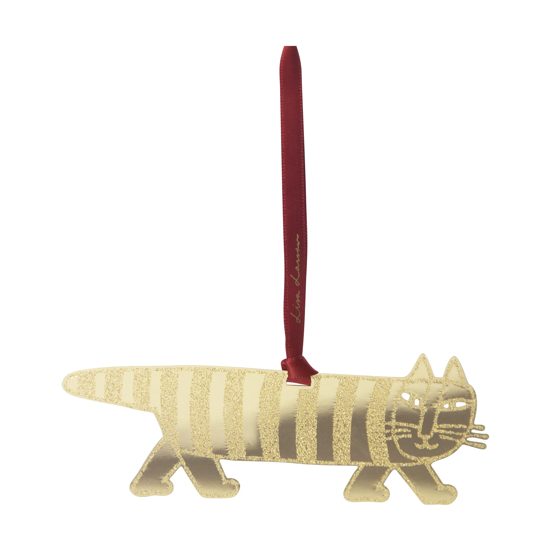 Lisa Larson Mikey decoratiehanger, Goudkleurig Pluto Design