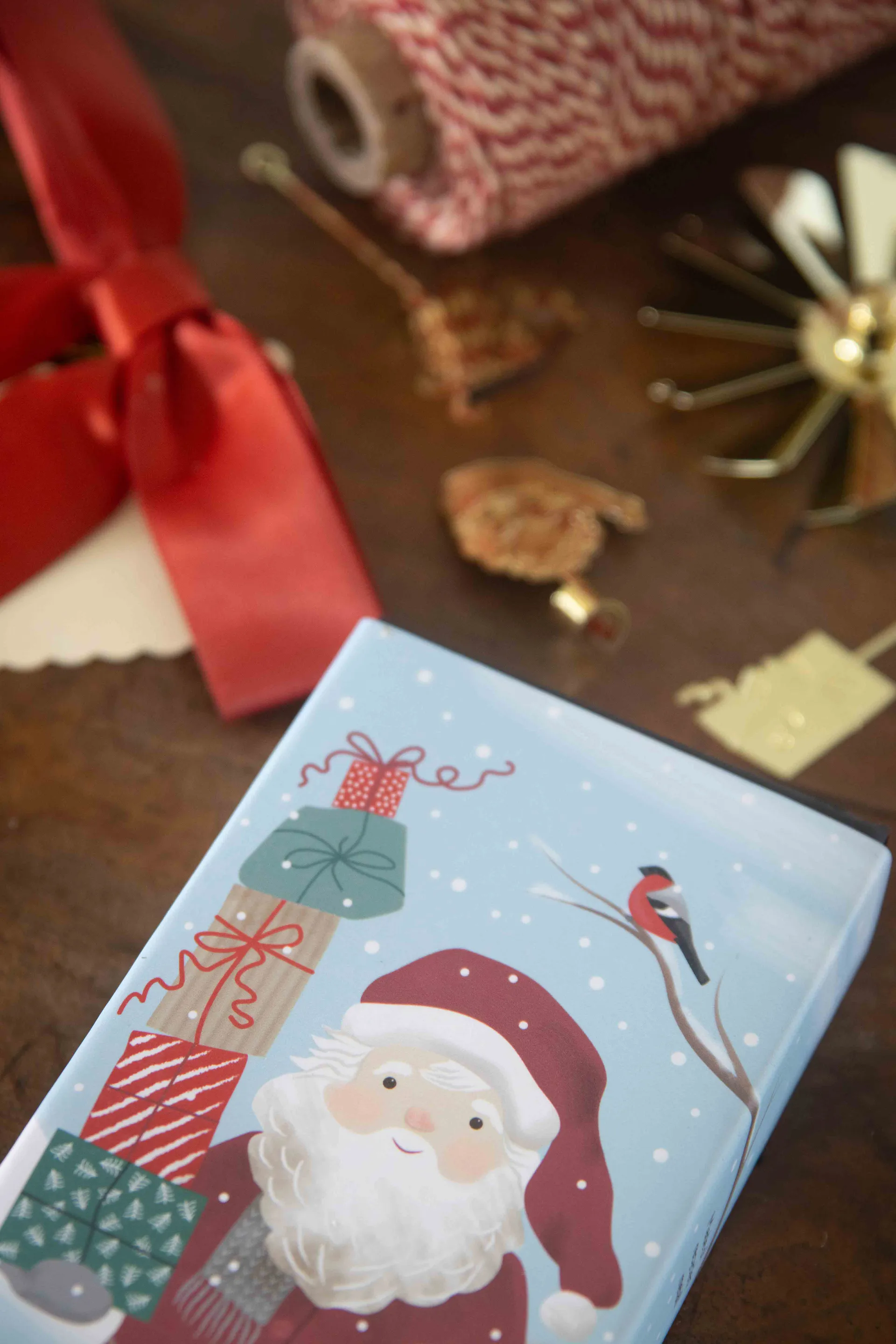 Merry Christmas engelspel, Goud Pluto Design