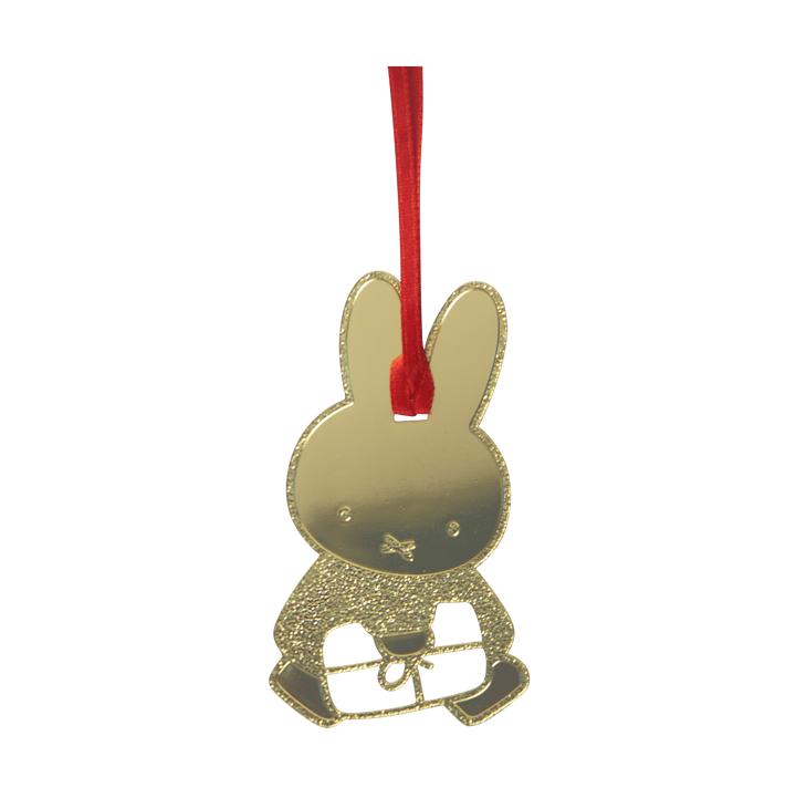 Miffy kerstdecoratiehanger - Goud - Pluto Design