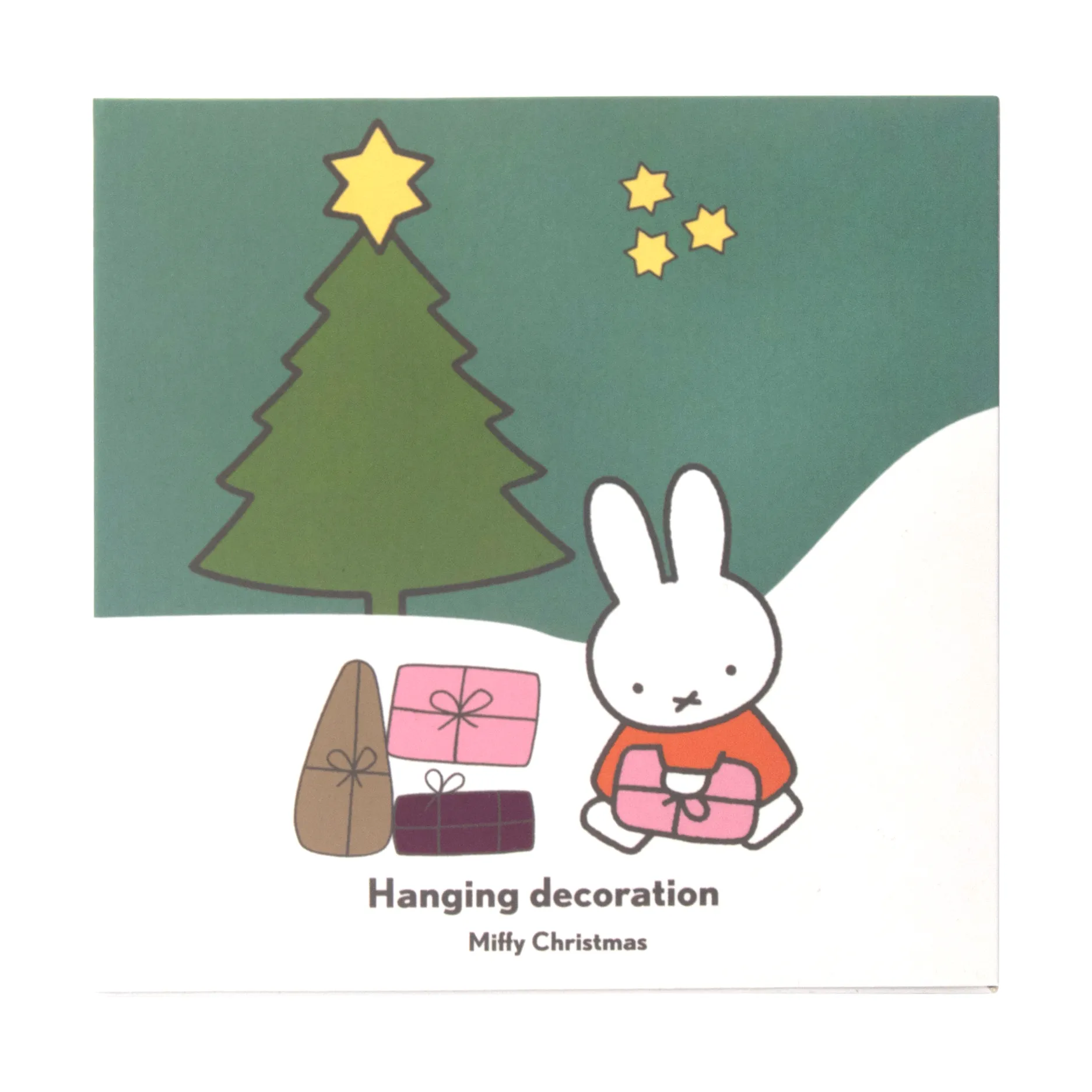 Miffy kerstdecoratiehanger, Goud Pluto Design