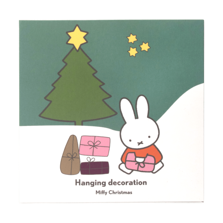 Miffy kerstdecoratiehanger, Goud Pluto Design