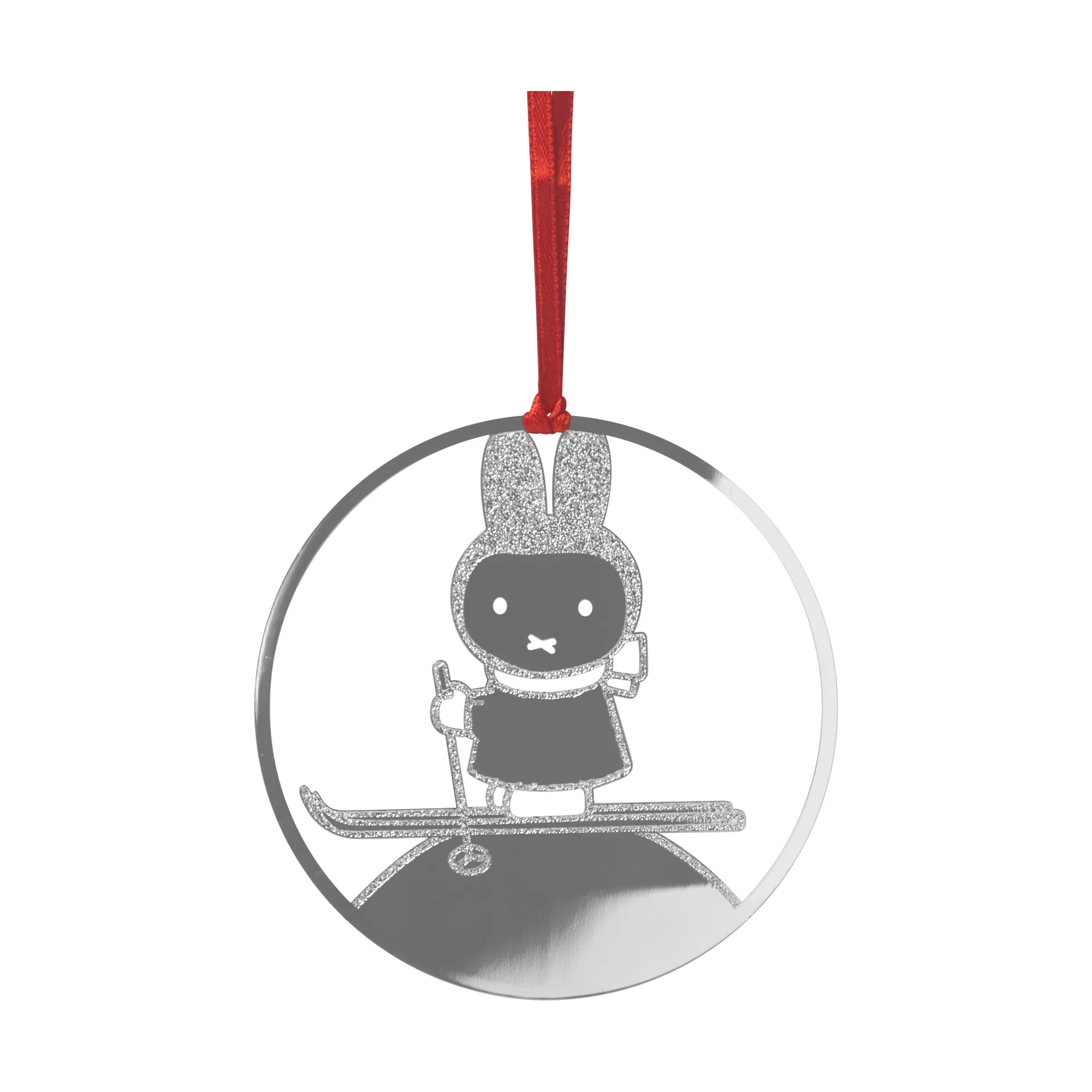 Miffy winter decoratiehanger, Zilverkleurig Pluto Design