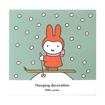 Miffy winter decoratiehanger - Zilverkleurig - Pluto Design