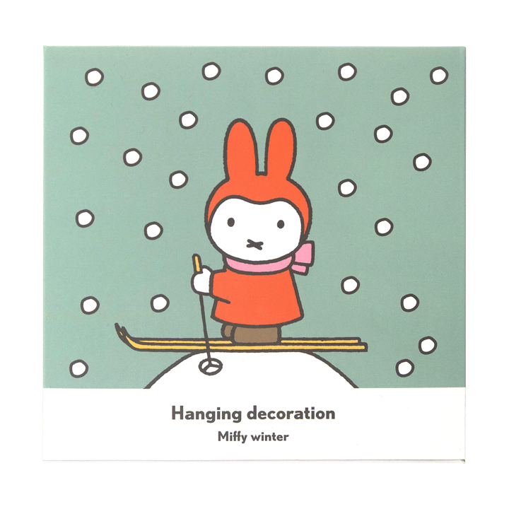 Miffy winter decoratiehanger, Zilverkleurig Pluto Design