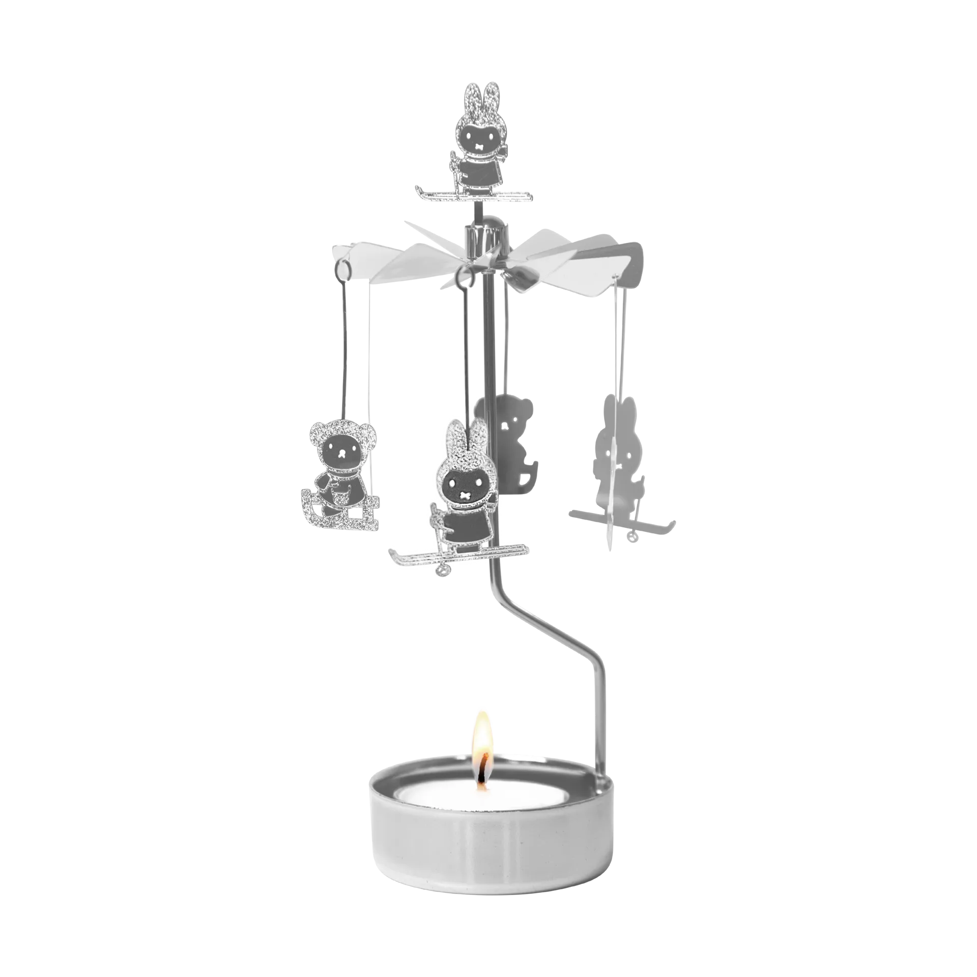 Miffy winter engelspel, Zilverkleurig Pluto Design