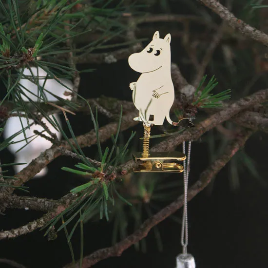 Moomin clip goud, Moomin Pluto Design