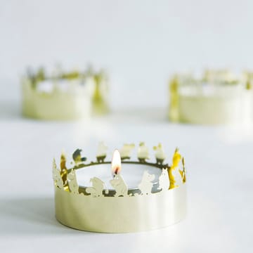 Moomin geëtste kandelaar - Goud - Pluto Design
