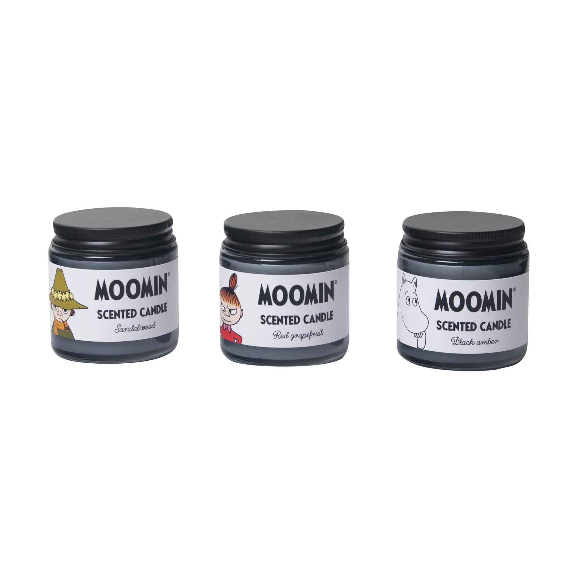 Moomin geurkaarsen 3-pack, Together Pluto Design