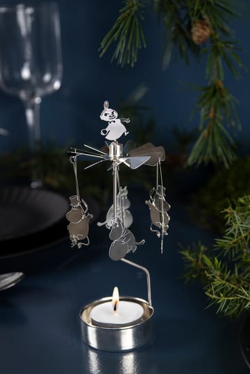Moomin kaarsenhouder roterend - Winter - Pluto Design