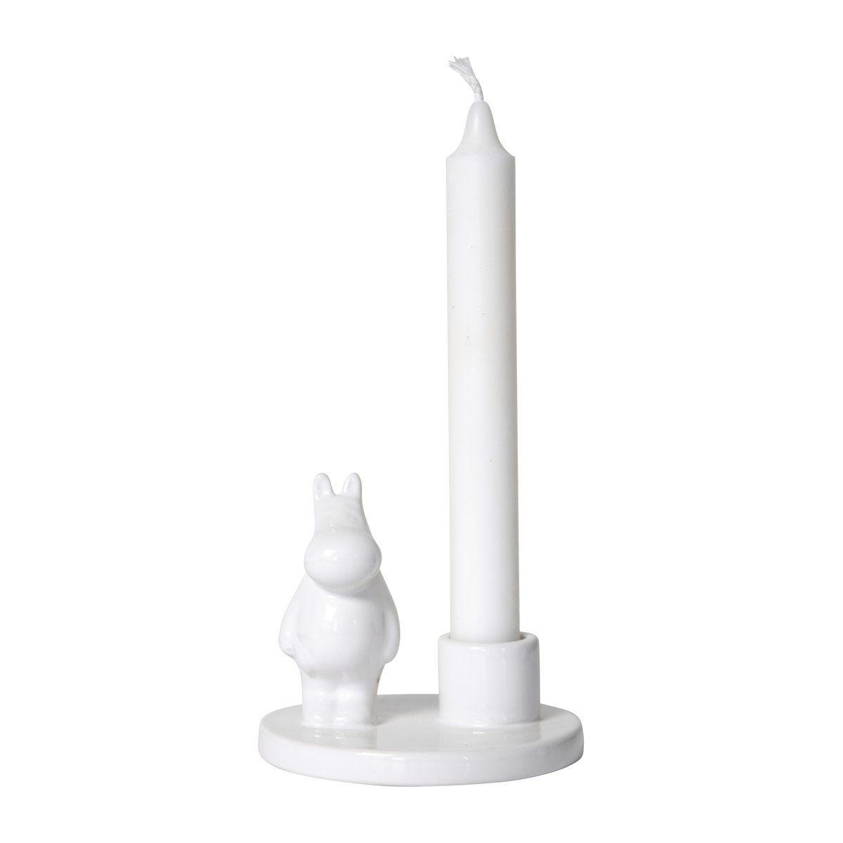 Pluto Design Moomin kandelaar keramiek Wit | Scandinavisch Interieur | Kandelaars | Wit