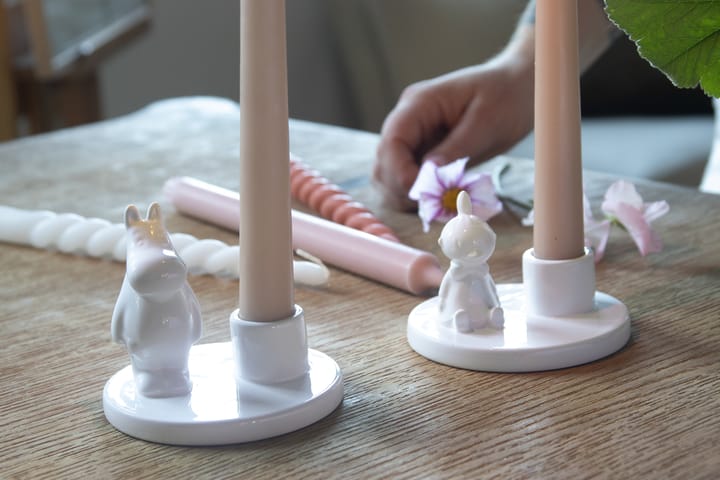 Moomin kandelaar keramiek, Wit Pluto Design