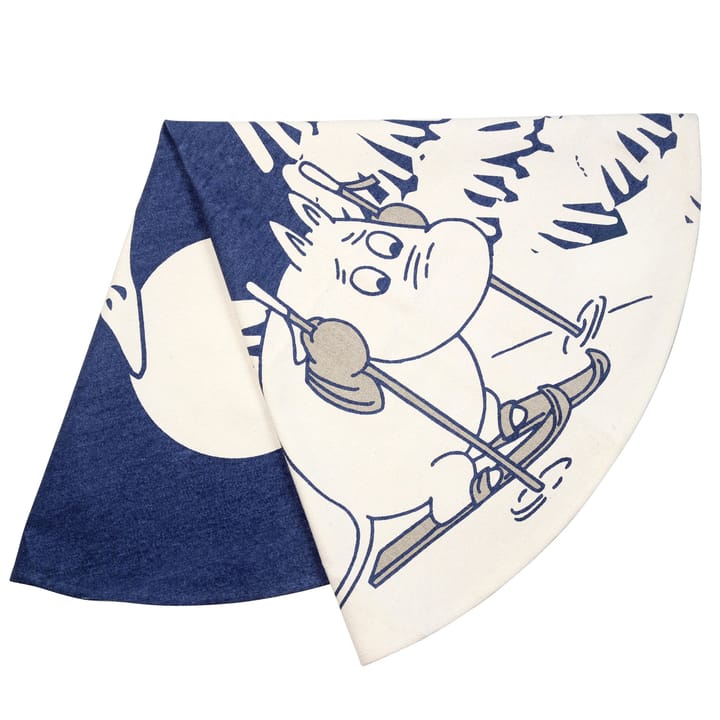 Moomin kerstboomkleed - Blauw-wit - Pluto Design
