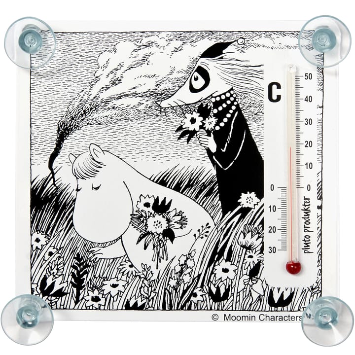 Moomin thermometer vierkant - snorkmaiden & fillyjonk - Pluto Design