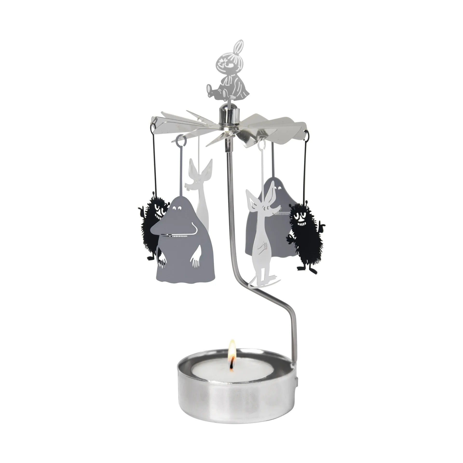 Mumin buddies engelenspel, Zilver-metaal Pluto Design