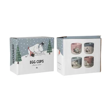 Mumin eierdop 4-delig - Mumin winter - Pluto Design