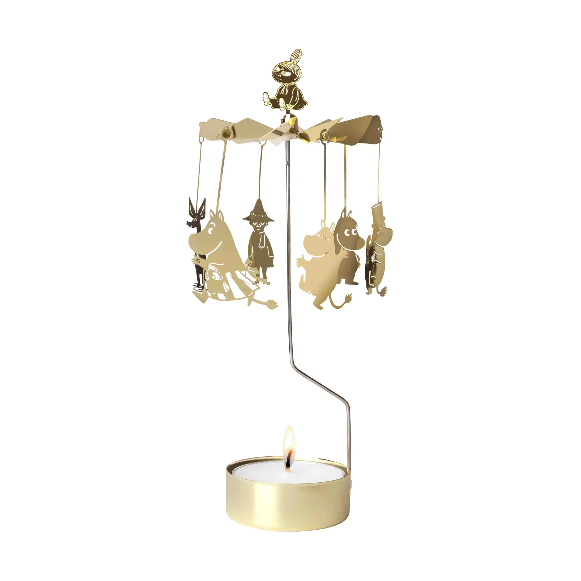 Mumin familie engelspel XL, Goud Pluto Design