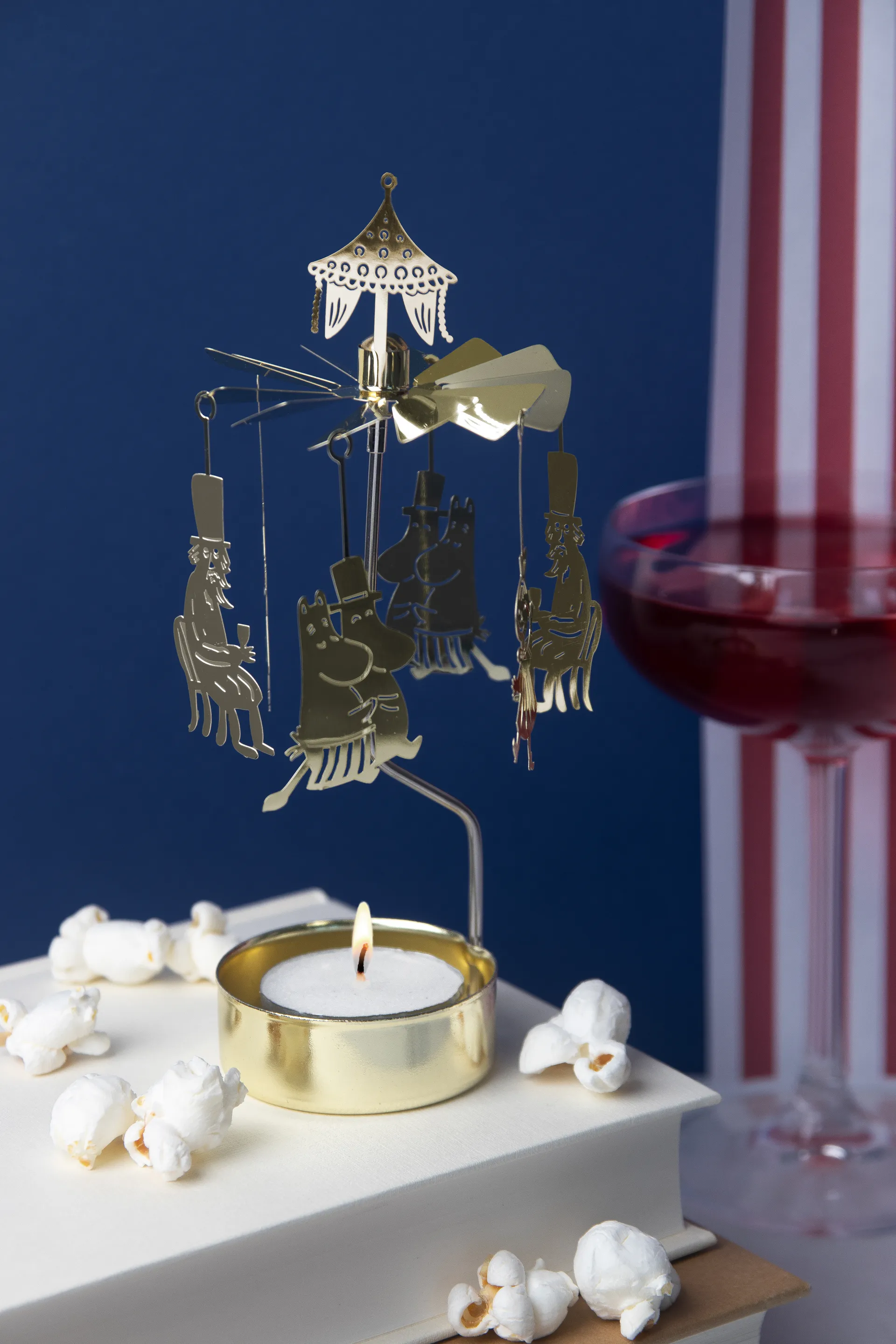 Mumin party engelenspel, Goud-metaal Pluto Design