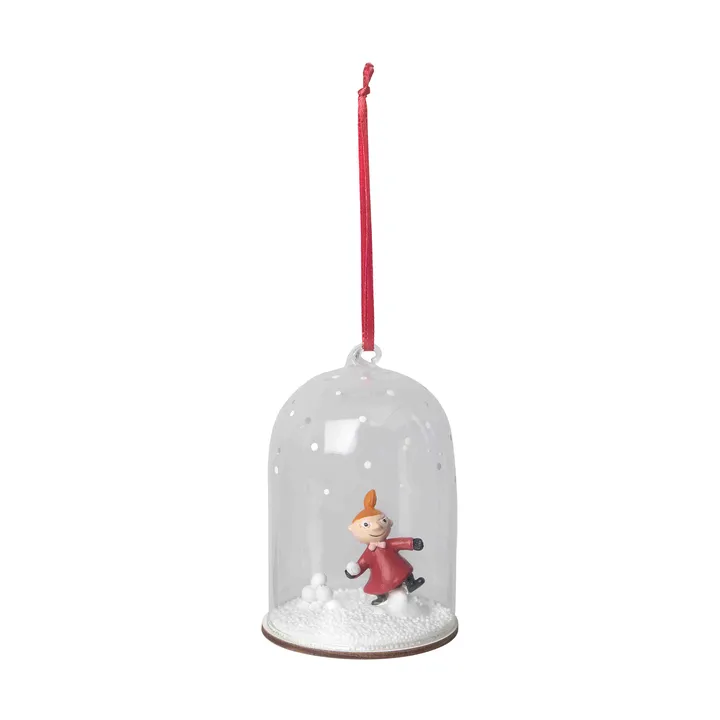 Mumin sneeuwbol kersthanger - Kleine Mie - Pluto Design