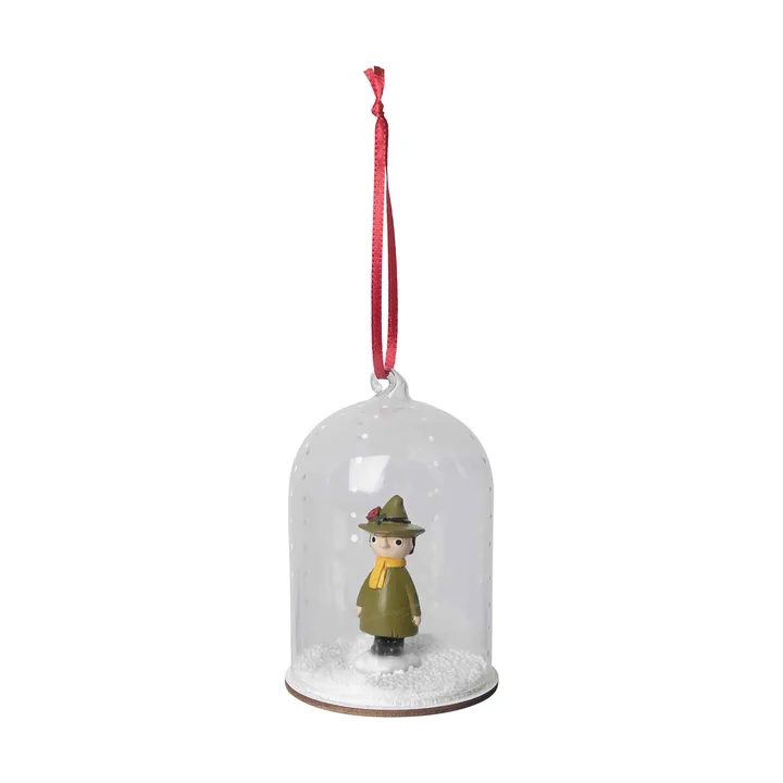 Mumin sneeuwbol kersthanger - Snusmumrik - Pluto Design