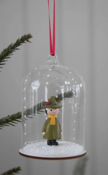 Mumin sneeuwbol kersthanger - Snusmumrik - Pluto Design