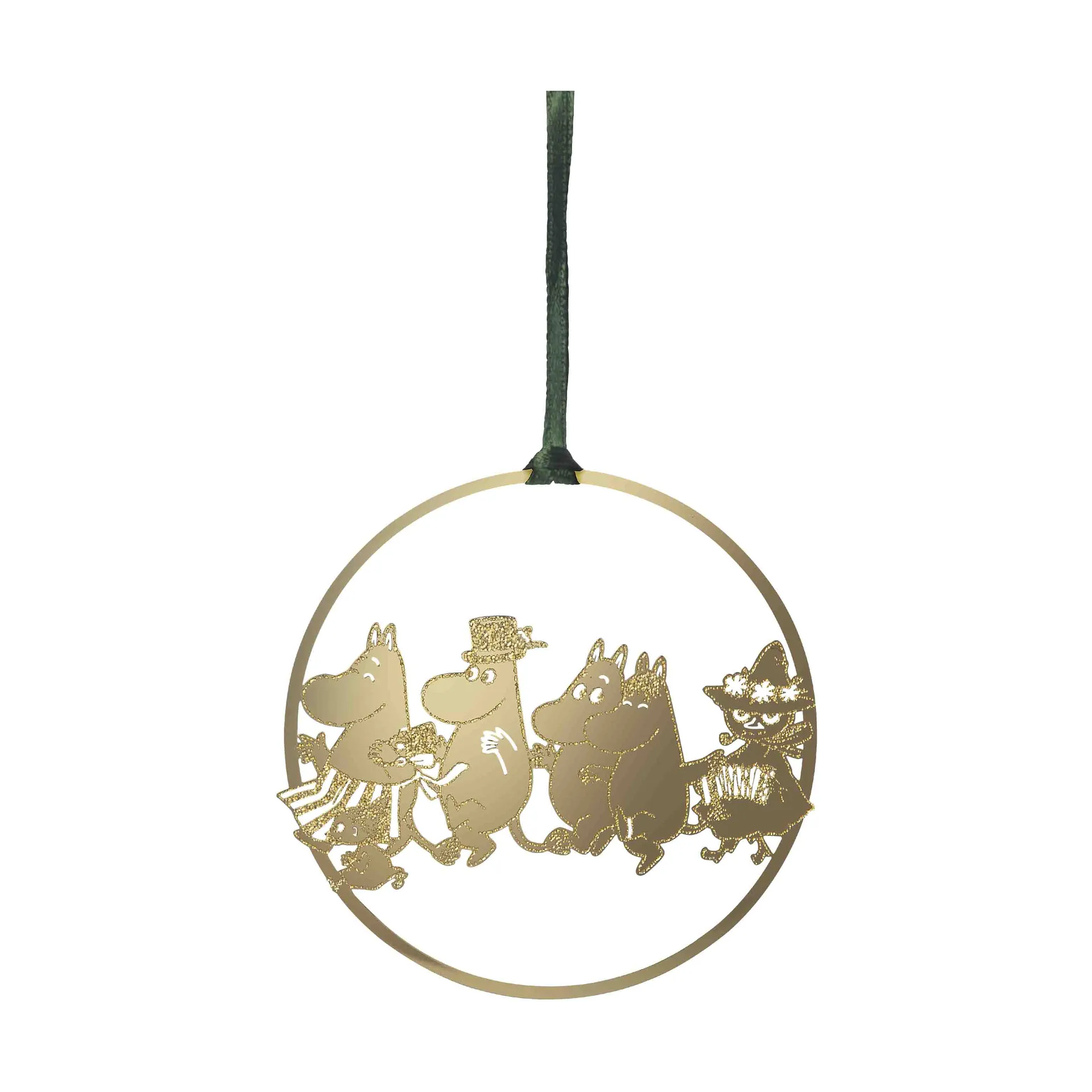 Muminfamilie decoratiehanger, Goud Pluto Design