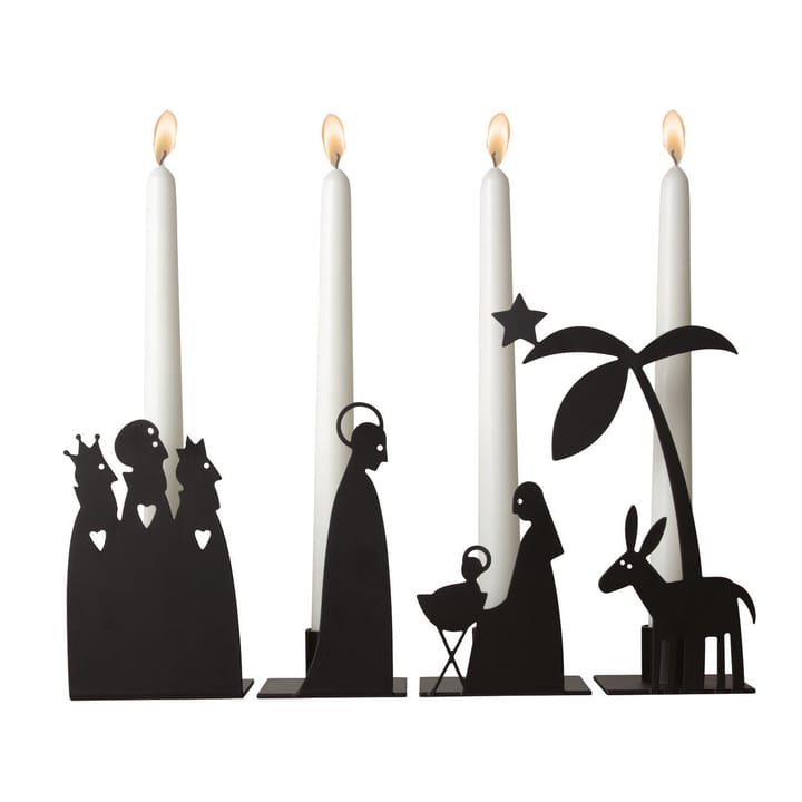 Nativity Scene kandelaar metaal - Groot - Pluto Design