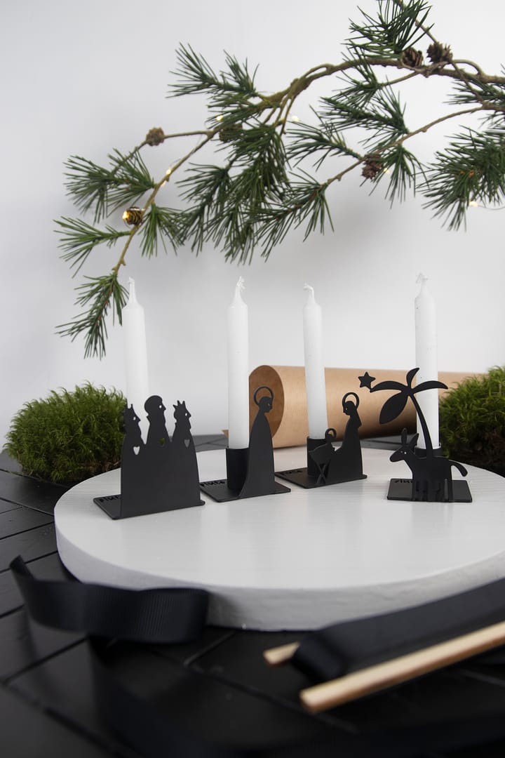 Nativity Scene kandelaar metaal, Klein Pluto Design